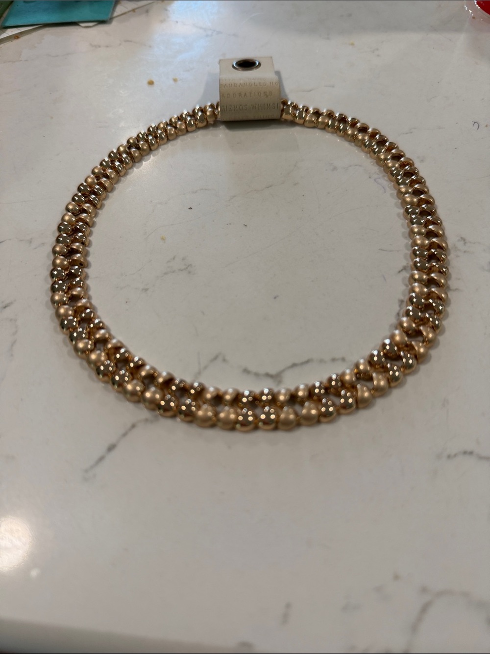 GOLD CHOKER NECKLACE
